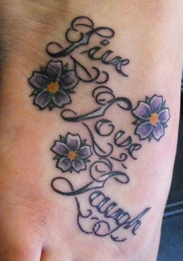 Live Love Laugh With Daisies Tattoo Tattooimages