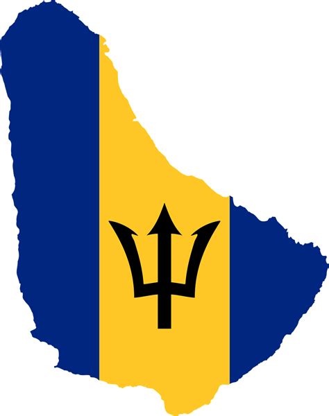 Barbados Zászló Térkép Ingyenes Vektorgrafika A Pixabay En Pixabay