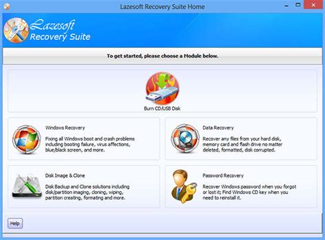 lazesoft recovery suite  freeware malwaretipscom