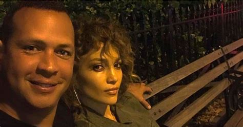 j lo and arod taking a walk in the park prove they are