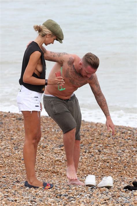 jamie o hara frolics on the beach with lady victoria