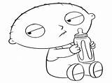 Stewie Griffin Drawing Coloring Pages Getdrawings sketch template