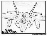 Coloring Jet Fighter Pages Comments sketch template