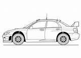 Impreza Sti Kleurplaat Prins Wrc Wrx Supercoloring Lancer Kleurplaten Forester Erwachsene sketch template