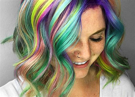 drip dye hair      colour trend