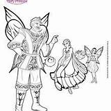 Mariposa Fairy Catania Flying Amazing Hellokids Coloring Pages Barbie Alone Feels sketch template