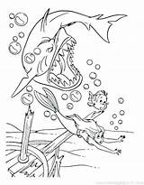 Coloring Pages Shark Jaws Goblin Basking Printable Getcolorings Kid Getdrawings Kids Color Colorings Print sketch template