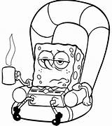 Spongebob Esponja Mewarnai Imprimir Gary Smoking Coloringhome Squarepants Sponge Eps Adults  Sumber Dxf Azcoloring sketch template
