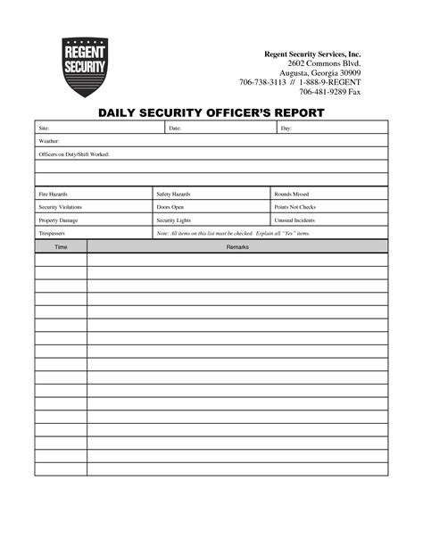 security daily activity report charlotte clergy coalition