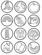 Coloring Jesse Tree Symbols Ornaments Printable Advent Small Pages Round Printables Cliparts Clipart Templates Christ Pdf Craft Christmas Clip Kids sketch template