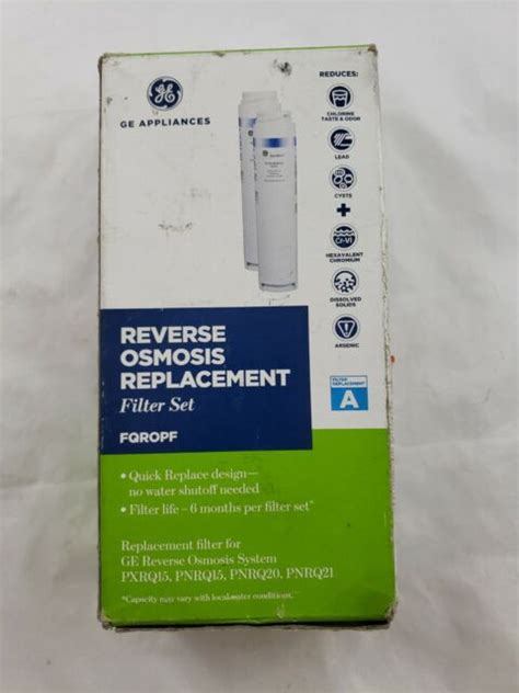 2 Pack Ge Reverse Osmosis Replacement Filter Fqropf For Sale Online Ebay