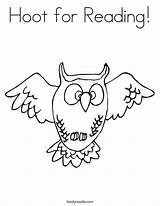 Coloring Hoot Reading Owl Pages Flying Kids Printables Drawing Designlooter Print Bird Ll 28kb 605px sketch template