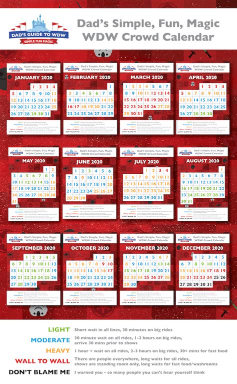 disney crowd calendar january  printable word searches