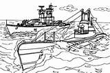 Coloring Pages Aircraft Carrier Warship Coloringsky Template Kids Avengers Choose Board sketch template