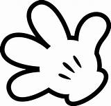 Mickey Mouse Clipart Hands Kid Cliparting sketch template