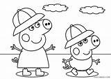 Peppa Wutz Coloring Drucken Ausdrucken Kostenlos Malvorlagen Cool2bkids sketch template