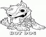 Coloring Dog Pages Skylanders Hot Giants Series1 Fire Online Printable Info sketch template