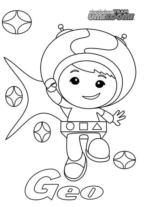 geo  team umizoomi coloring page color luna