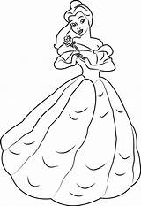 Belle Rose Coloring Pages Printable Categories Game sketch template