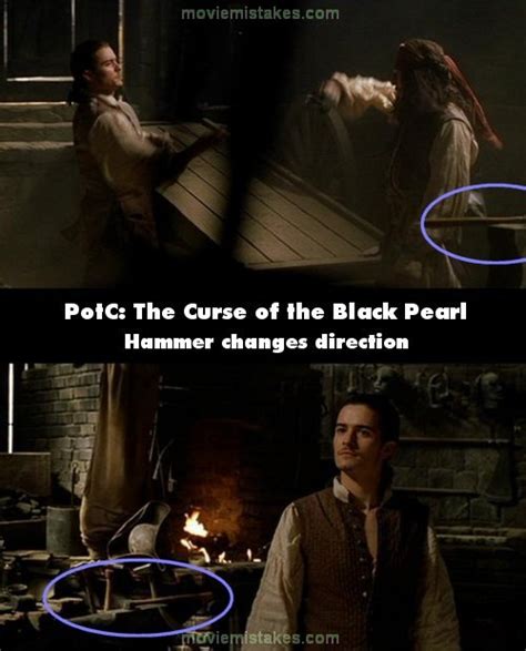 pirates of the caribbean the curse of the black pearl movie mistake picture 66