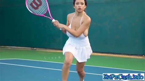 Asian Tennis Player Hard Orgasm