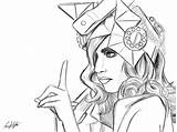 Gaga Lady Coloring Pages Sketch Drawing Pretty Rose Rational Ladies Celebrities Deviantart Enterprise Edition Drawings Princess Getcolorings Popular 5v Pl sketch template