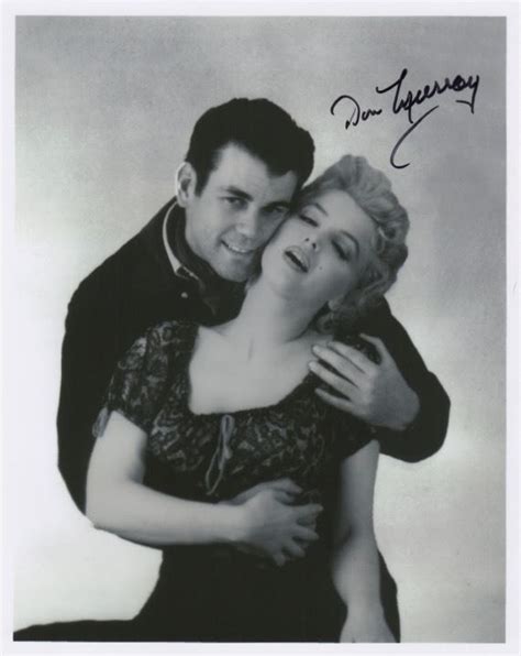 don murray signed photo as bo decker with marilyn monroe