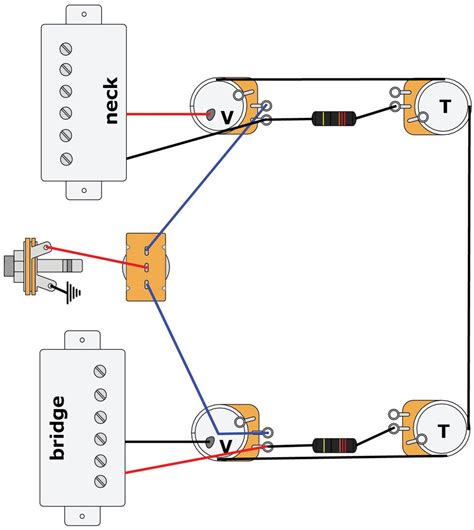 mini humbucker neck  telecaster bridge pickup wiring diagram  wiring collection