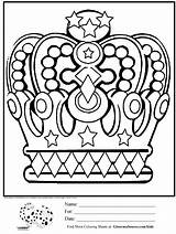 Crown Coloring Pages King Printable Queen Chess Drawing Crowns Minion Kids Template Princess Sheets Royal Pieces Print Color Adult Getdrawings sketch template