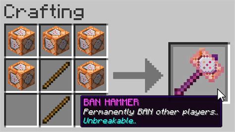 minecraft uhc    craft  ban hammer youtube