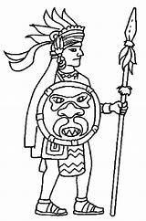Mayan Coloring Pages Getdrawings Empire sketch template