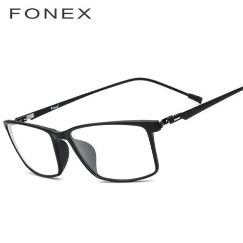 fonex tr90 titanium alloy glasses frame men myopia prescription