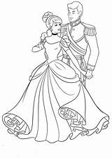 Cinderella Coloring Pages Getcolorings Disney Printable sketch template