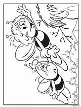 Maja Kleurplaat Kleurplaten Coloriage Abeille Bee Biene Colorat Ausmalbilder P07 Planse Zo Primiiani Bijen Desene Malvorlage sketch template