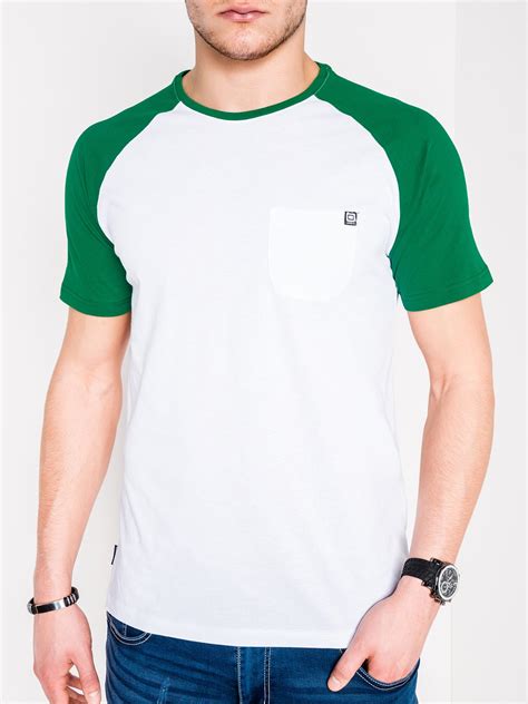 mens plain  shirt  whitegreen modone wholesale clothing  men