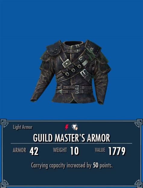 guild masters armor legacy   dragonborn fandom