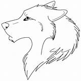 Wolf Coloring Pages Wolves Printable Kids Easy Anime Face Wolfs sketch template