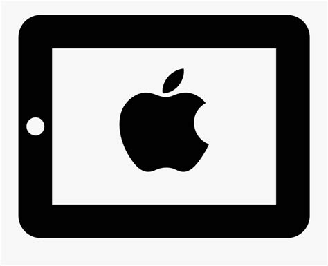 ipad icon apple ipad icon  transparent clipart clipartkey