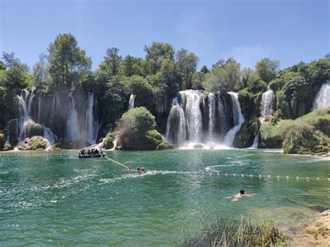 kravice waterfall bosnia  herzegovina reurope