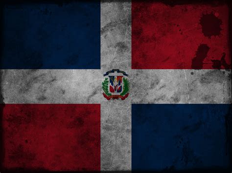 Bandera De La Republica Dominicana Grunge By Dexillum On
