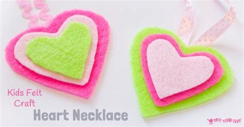 easy heart crafts  kids craft projects  kids heart crafts