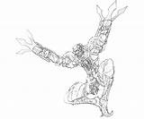 Soulcalibur Combo Voldo Coloring Pages sketch template