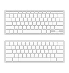 computer keyboard template vector images
