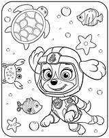 Zuma Patrol Paw Coloring Pages Getcolorings Marshall Color sketch template