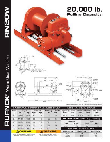 tulsa winch catalogs  technical brochures