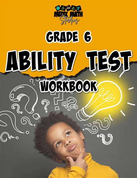 grade   ability test workbook pep medix math studios  book