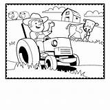 Coloring Tractor Pages Farm Animals Agriculture Farmer Printable Trailer Cow Preschool Kids Drawing Animal Horse Crafts Getcolorings Color Getdrawings Sheets sketch template