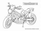 Ducati Coloring sketch template