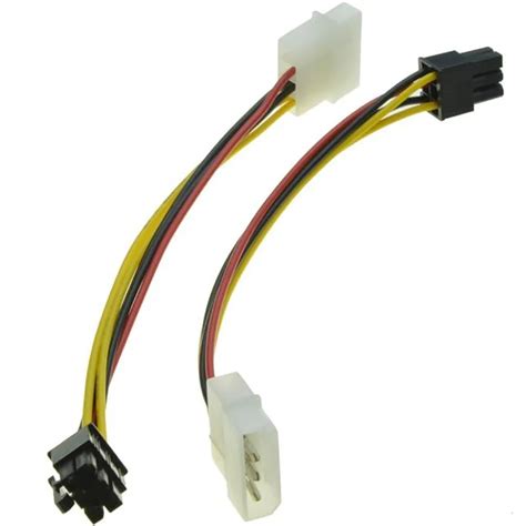 pin molex   pin pci express pcie video card power converter adapter cable drop shipping