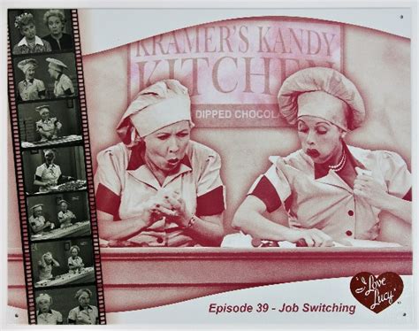 I Love Lucy Kramers Kandy Kitchen Tin Metal Sign Candy